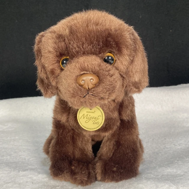AURORA MIYONI TOTS Chocolate Lab Puppy Plush Brown Labrador Stuffed ...