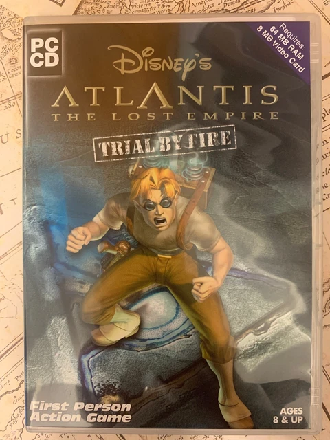 DISNEY'S ATLANTIS THE Lost Empire Trial By Fire Action 1st person PC CD ...
