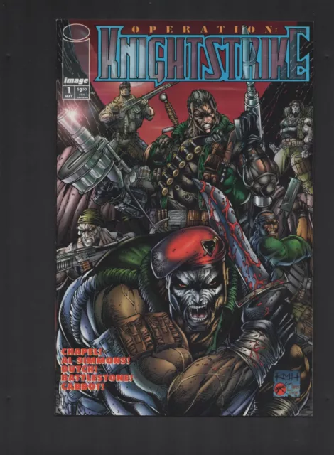 Image Comics Operation: Knightstrike May 1995 Vol#1 No#1 Cover Variant 2 Comic