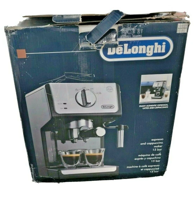 OPEN BOX DELONGHI ECP3220 15 Bar Espresso and Cappuccino Machine MINT