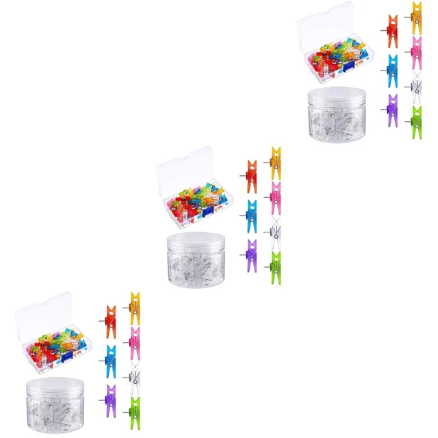 6 Kisten Bild Pinnwand Stecknadeln Bild-Clips Pro Anzeigen Büro Raum