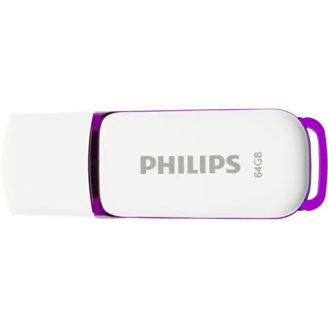 Philips SNOW Clé USB 64 GB violet FM64FD70B/00 USB 2.0