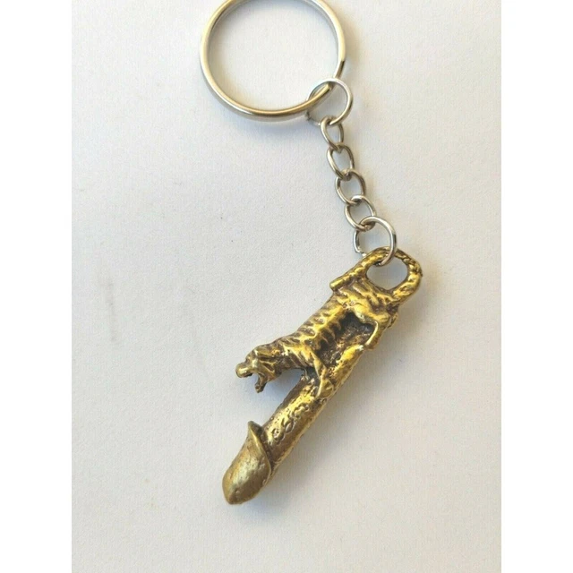 Thai​ Amulet Powerful Lucky Protection Necklace Keychain Tiger Paladkik pendant
