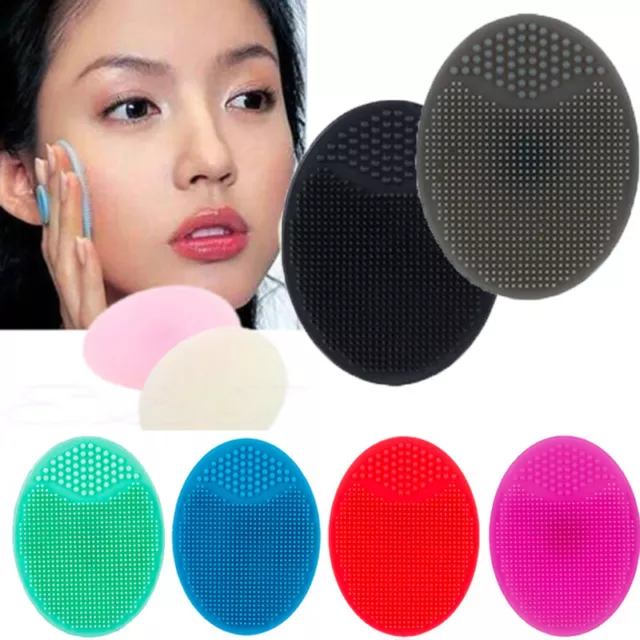 Face Scrubber Soft Silicone Facial Cleansing Brush Face Exfoliator Scrub