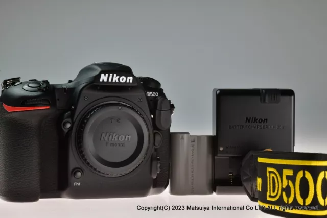 * MINT * NIKON D500 20.9MP Digital Camera Body Shutter Count 5743