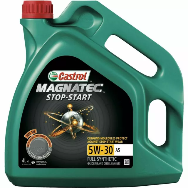 CASTROL MAGNATEC 5W-30 A5 Stop-Start Engine Oil - Acea A1/B5 A5/B5 Api Sn -  4L £38.99 - PicClick UK