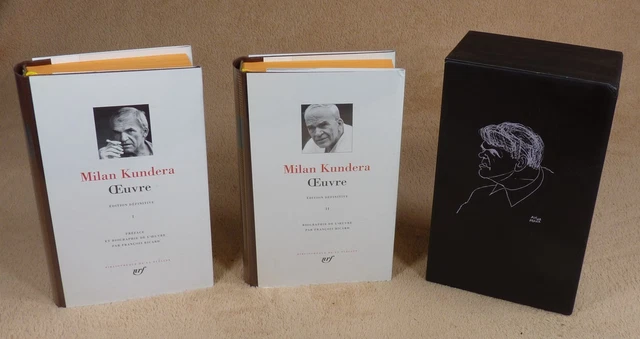 Kundera, pléiade COFFRET PLEIADE KUNDERA 2V: KUNDERA, MILAN: 9782070133062: Books