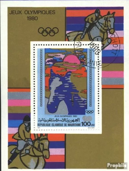 Mauretanien Block27 (kompl.Ausg.) gestempelt 1980 Olympische Sommerspiele