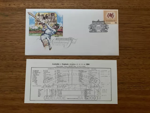 Australia - 1984 - Adelaide Oval - Centenary Test - First Day Cover