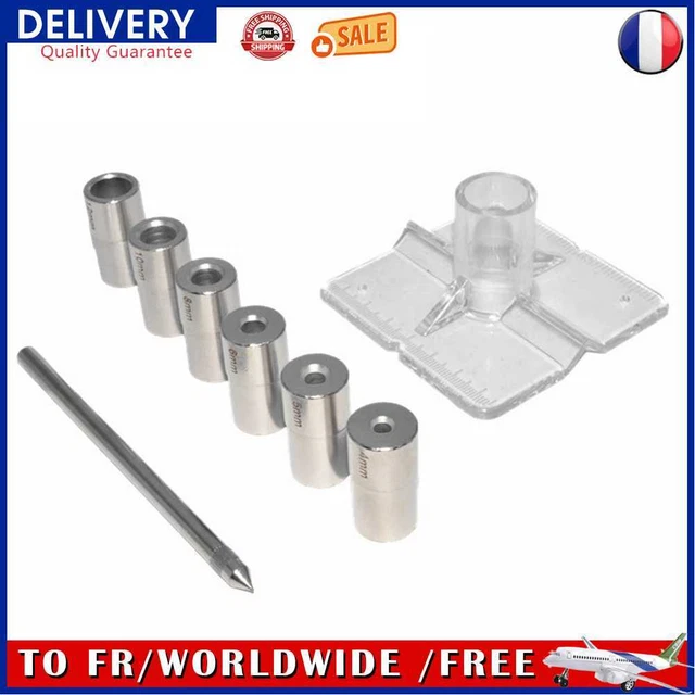 4-12mm Pocket Hole Jig Set Oblique Hole Locator Drill Guide Vertical Positioner