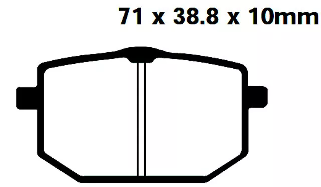 Plaquette de Freins pour Yamaha XT 600 / Ztenere