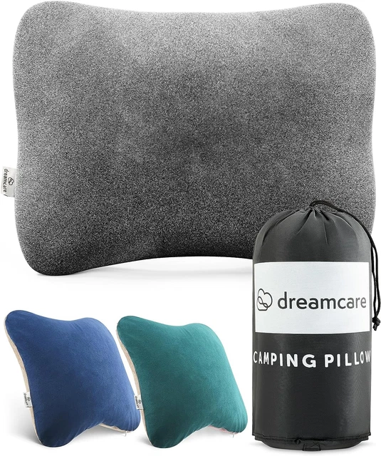 Camping Pillow, Memory Foam Travel Pillow, Camping Accessories - Small Pillow Ca