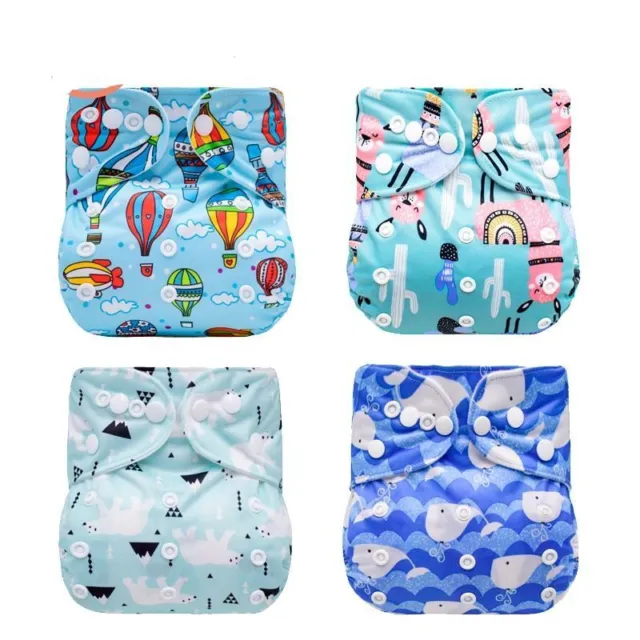 Cloth Diaper Cover Baby Adjustable Reusable Pocket Washable Waterproof Nappy 1Pc