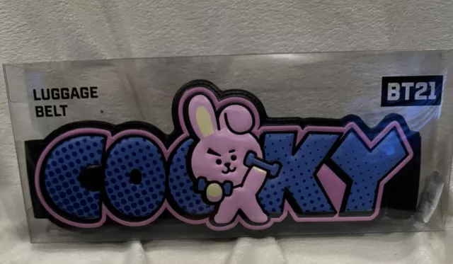 BTS BT21  Tata OR Cooky Travel Luggage Strap Belt Accessory  NIB