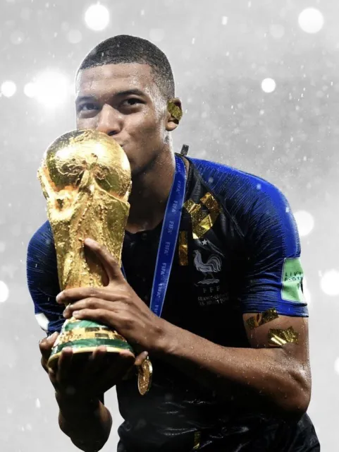 KYLIAN MBAPPE FRANCE Poster World Cup Football Wall Art, A4 Poster £5. ...