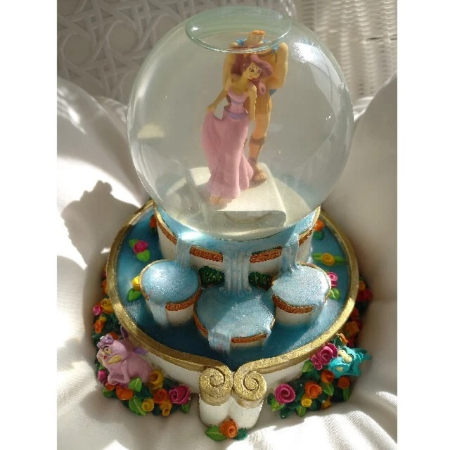 RARE! DISNEY HERCULES Megara Meg I won't say music box Snow Globe £664.