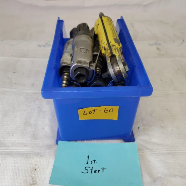 Lot of 11 Blue Point/Ingersoll Rand/Snap On Air Pneumatic Ratchet Wrench  #60