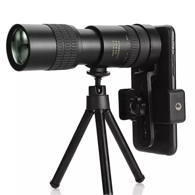 10-300X40mm Monocular High Power HD Night Vision Waterproof Anti-fog Telescope