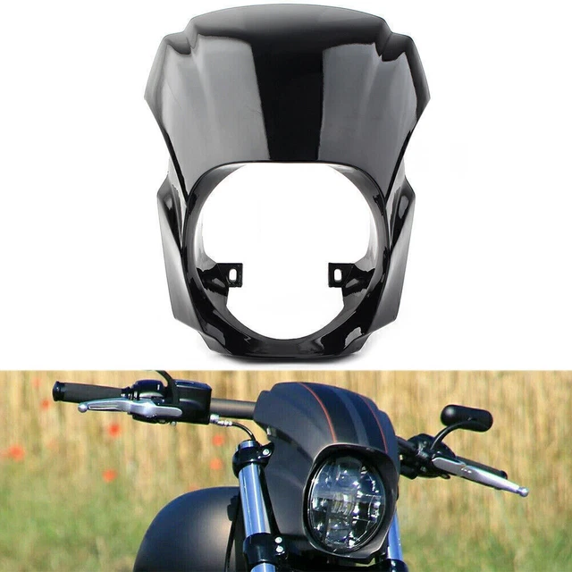 Carena faro adatto per Harley Davidson Softail Street Bob 18-26 parabrezza Craftride MG9 DPLA1 ✓ Compra ora