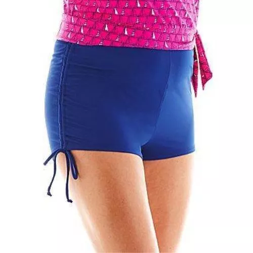 Arizona Solid Hot Pant Swim Bottoms - Plus Juniors Size 3X New Msrp $36.00