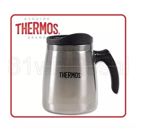 ❤ Thermos STAINLESS STEEL 450ml Wide Base Double Wall Mug Flask ❤