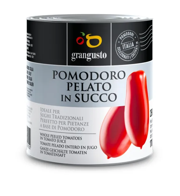 Grangusto Pomodoro Pelato In Succo 2.5 Kg