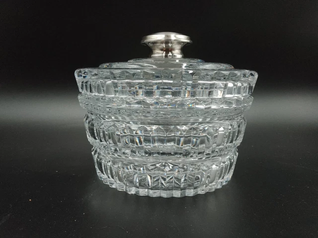 Bonbonnière cristal taillé
