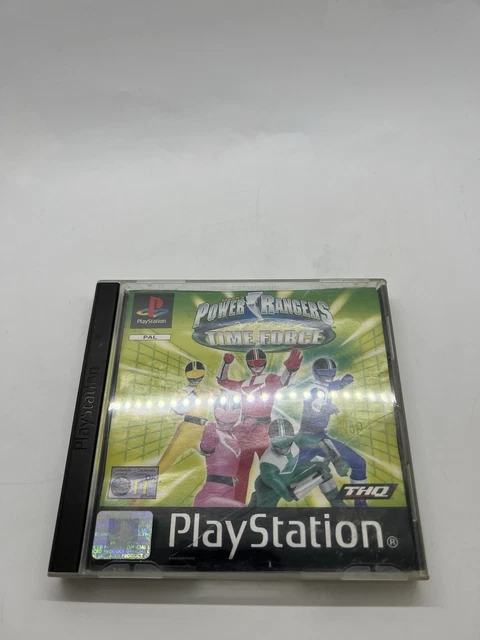 POWER RANGERS TIME Force PS1 Retro Gaming PlayStation 1 Complete With ...