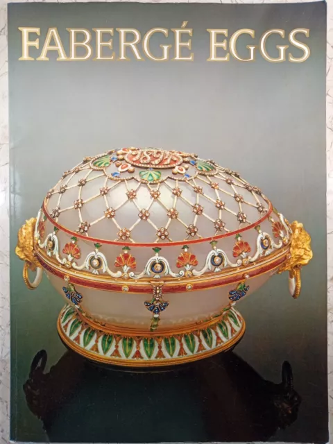 Faberge Eggs Imperial Russian Fantasies Art Table Book Oversized 16" x 11.5" PB