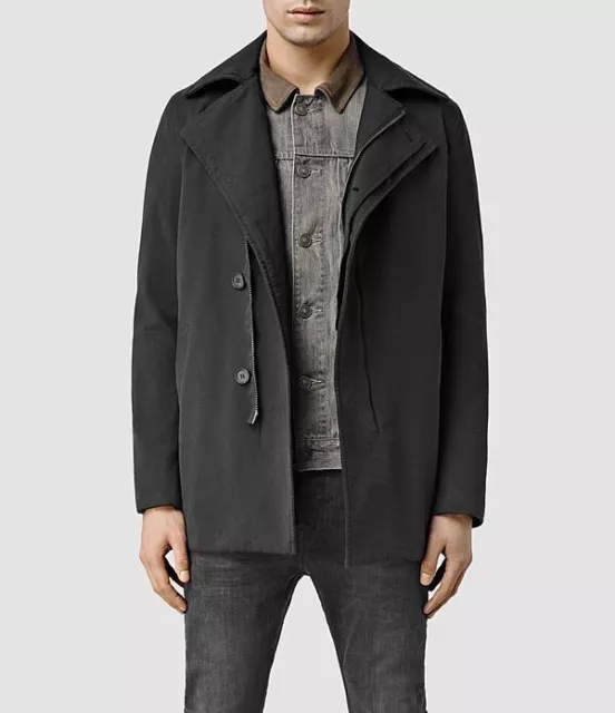ALL SAINTS FELIX Pea Coat 44 150.00 PicClick UK