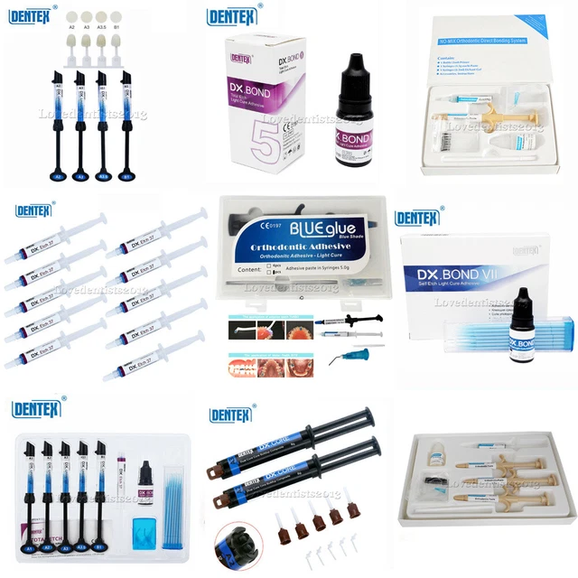 DENTEX Universal Dental Light Cure Composite Resin Orthodontic Adhesive Bonding