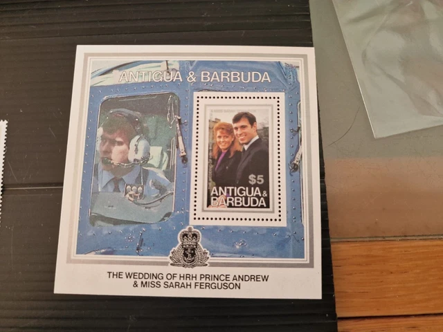 Antigua And Barbuda 1986 Sg Ms1022 Royal Wedding Mnh