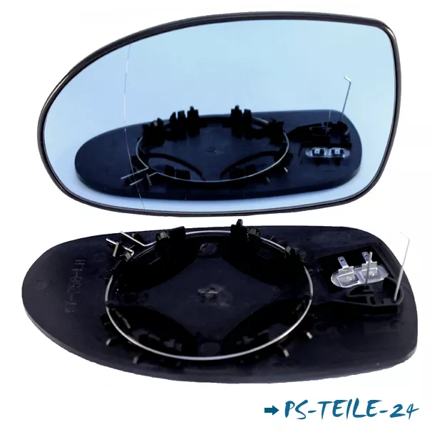 Spiegelglas für CITROEN C5 2001-2008 links asphärisch blau fahrerseite