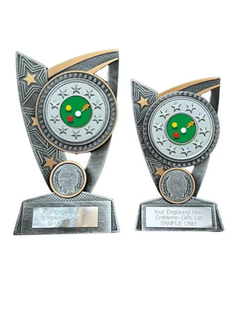 Billiards Award (J) Triumph Resin Sports Trophy Engraved Free