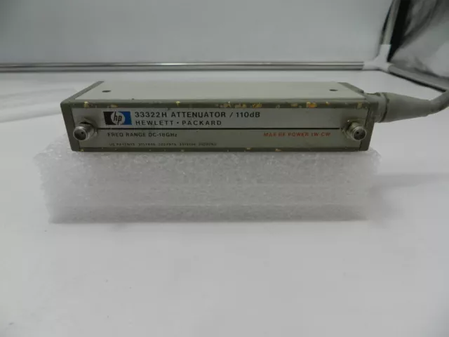 AGILENT HP 33322H ATTENUATOR 0 to 110dB - DC to 18GHz