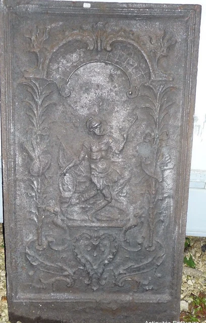 Plaque de poids d'haltère en fonte vintage de 5 livres avec