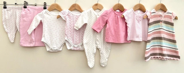 Baby Girls Bundle Of Clothing Age 0-3 Months Next Mini Club Mothercare