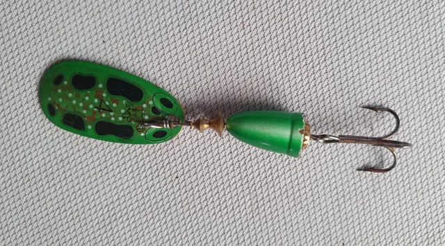 Lot De 5 Anciens Leurres De Pêche Le Tourbillon - Cuillers, Occasion