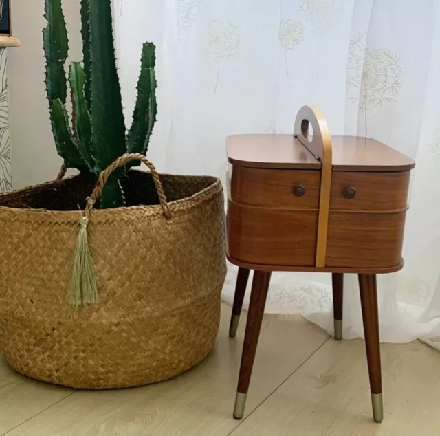 Travailleuse ou boite à couture vintage scandinave design danoise