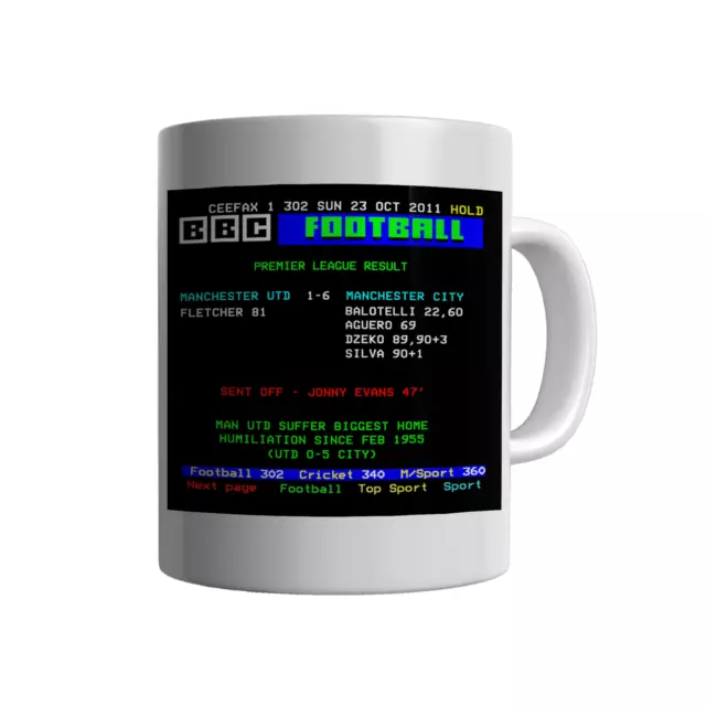 Personalised Limited Edition SIX ONE Ceefax Mug