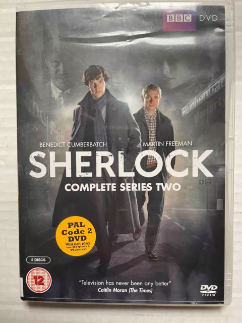 Sherlock: Complete Series Two DVD (2012, Region 2 DVDs) - Martin Freeman