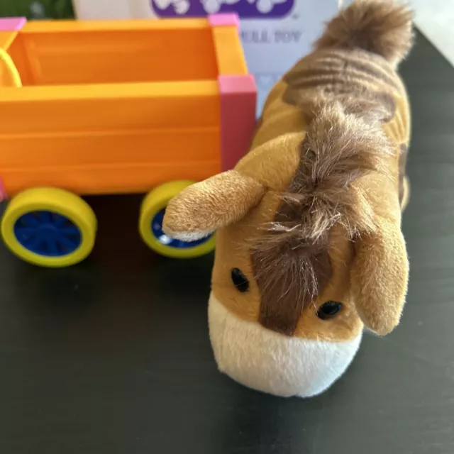 AVON Runs on Little Pony Plush Pull Toy (2000) New Kids Toy Pony Collectible NEW