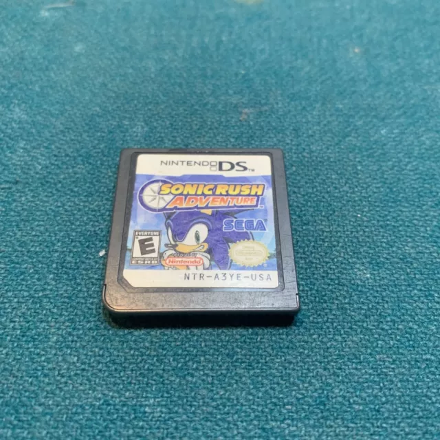 Sonic Rush Adventure (Nintendo DS, 2007) Tested - Cartridge Only