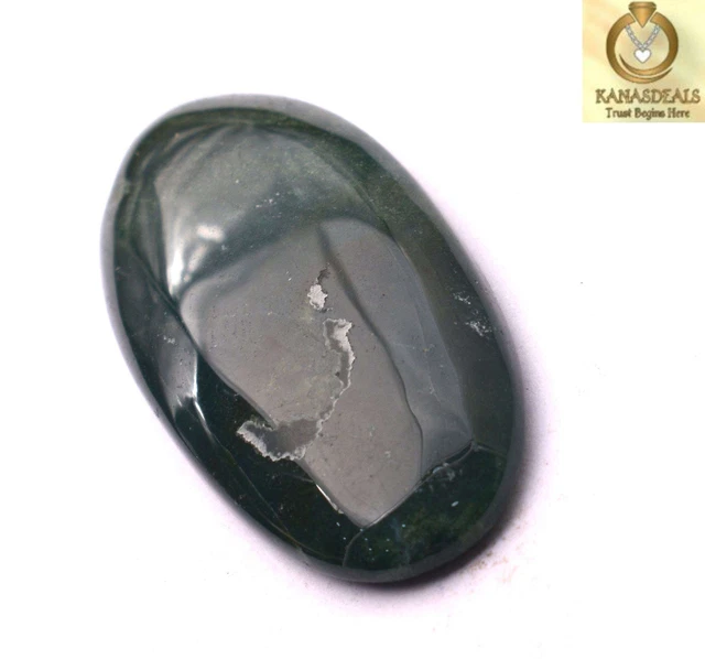 28.6 Cts Green Onyx Cabochon Loose Magnificent Gemstone 35*17 mm CTS-94212