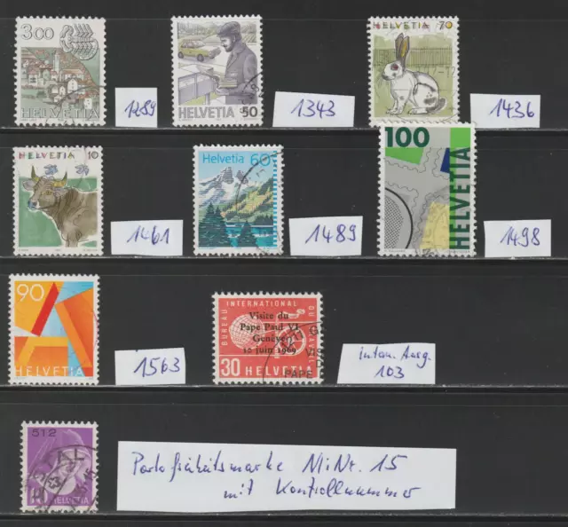 Schweiz (Helvetia)  Lot  ab MiNr.  98  -  gestempelt ( 3 Scans ) 3