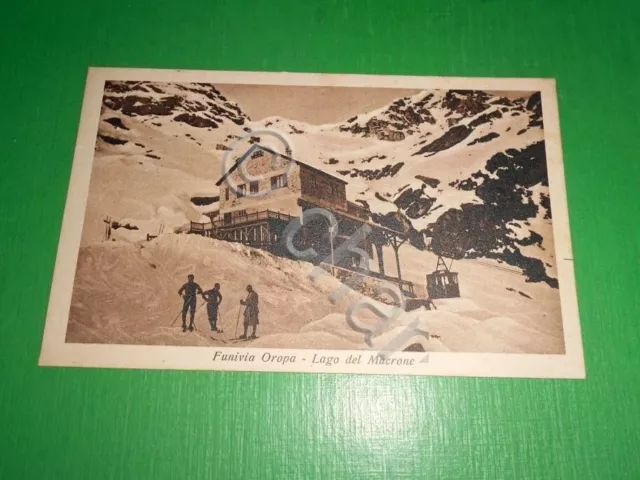 Cartolina Funivia Oropa - Lago del Mucrone 1931   #1.