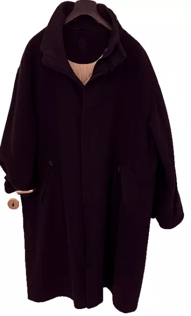 Cappotto di design uomo Bogner taglia 56 lunghezza 121 cm ottime condizioni nero antraziano 2