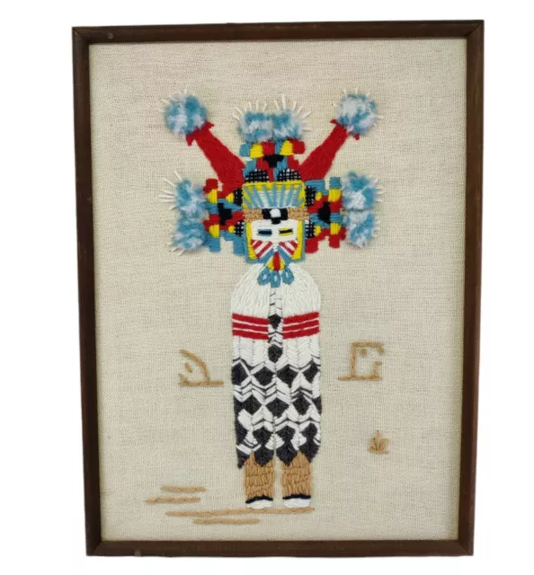 Crealla colgante de pared vintage nativa americana Kachina salako maná