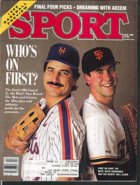 SPORT Keith Hernandez Will Clark Akeem Olajuwon Dan Gable Brett Hull ++ 4 1988