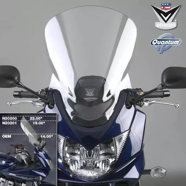 SUZUKI GSF 1250 Bandit S National Cycle Vstream Clear Tall Touring Wind Screen 176.40 PicClick UK